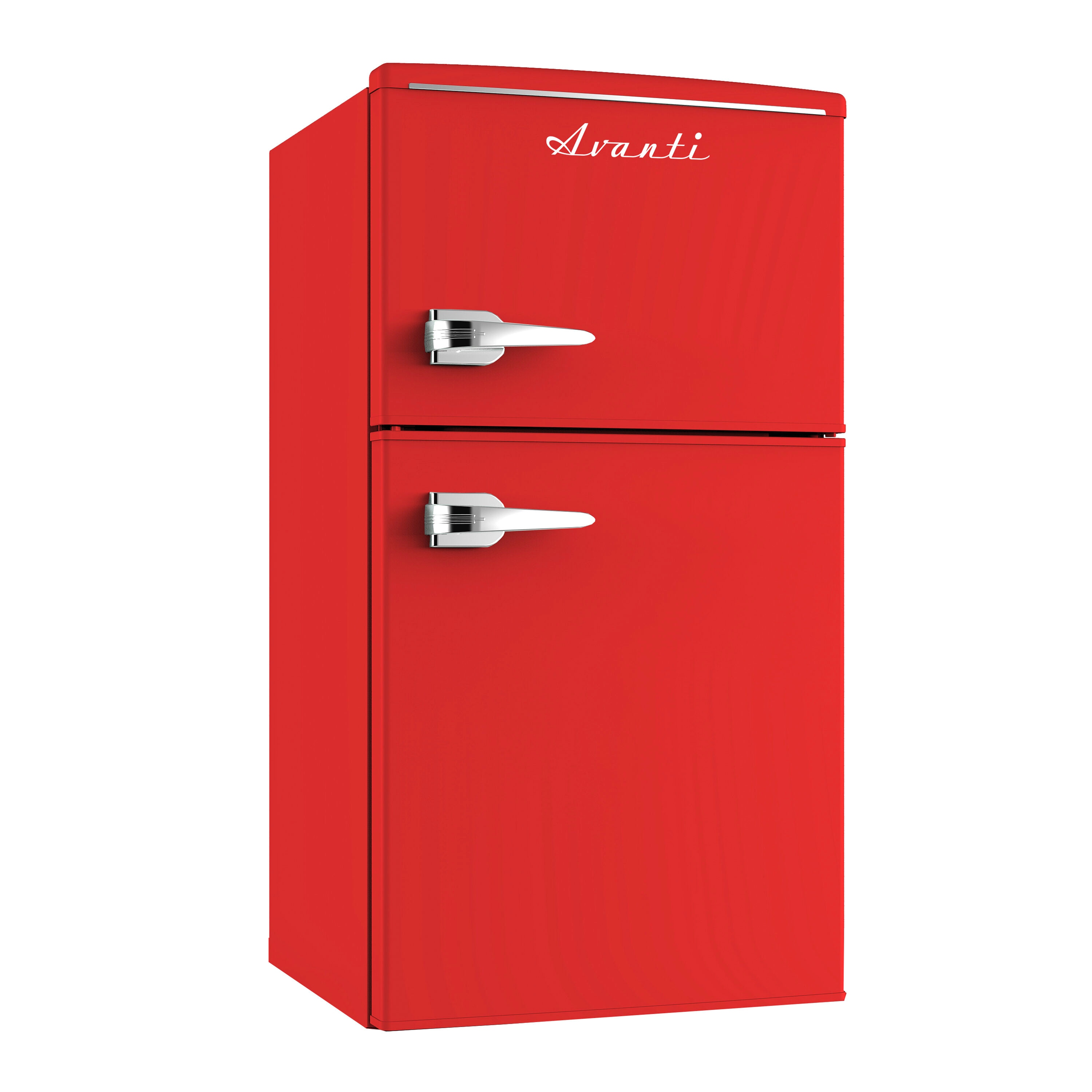 Avanti 3-cu ft Mini Fridge with Freezer ( Red ) ENERGY STAR