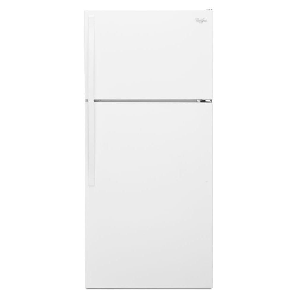 Whirlpool 14.3-cu ft Counter-Depth Top-Freezer Refrigerator ( White ) ENERGY STAR Certified