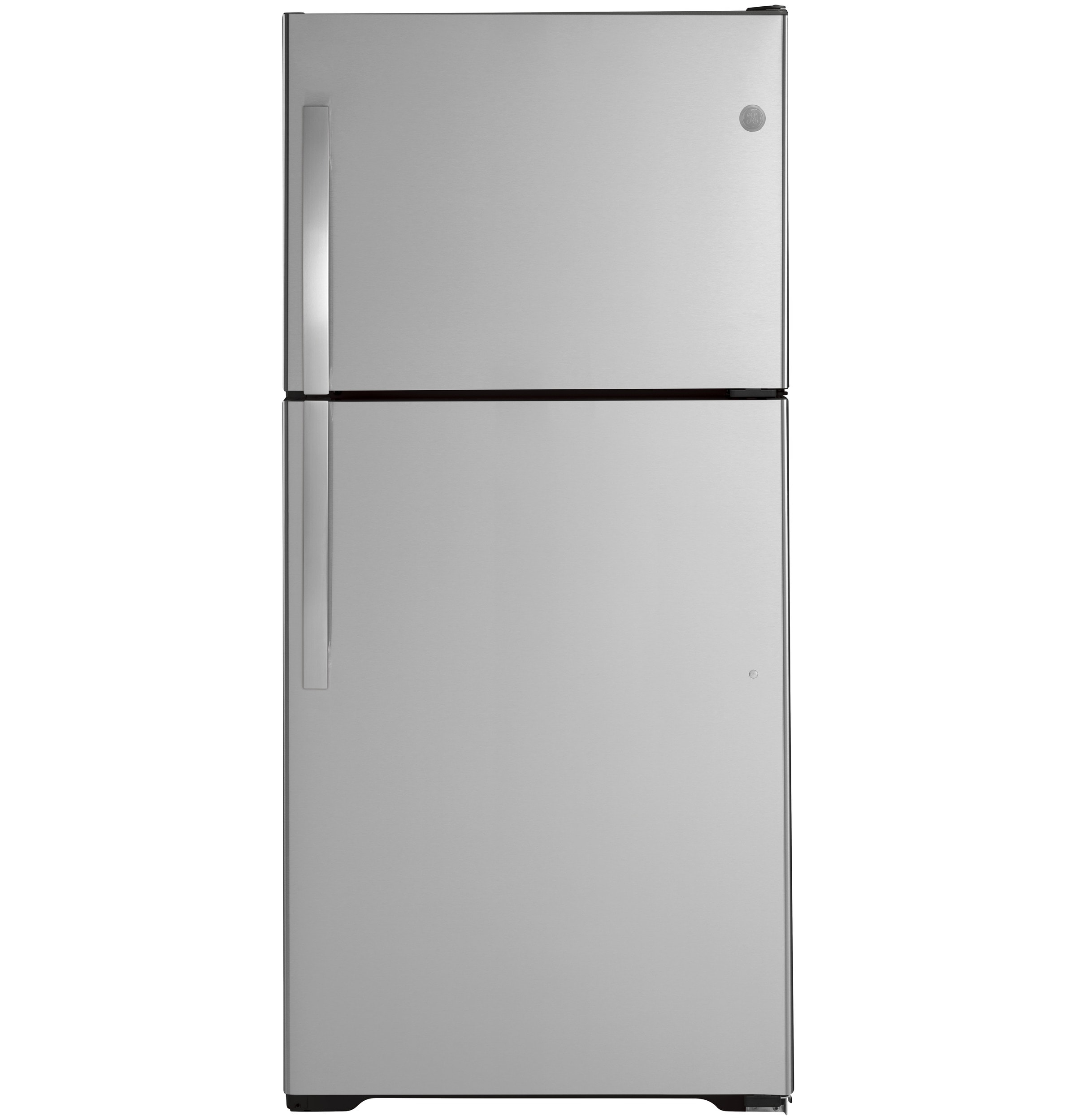 GE 19.1-cu ft Top-Freezer Refrigerator ( Stainless Steel ) ENERGY STAR Certified