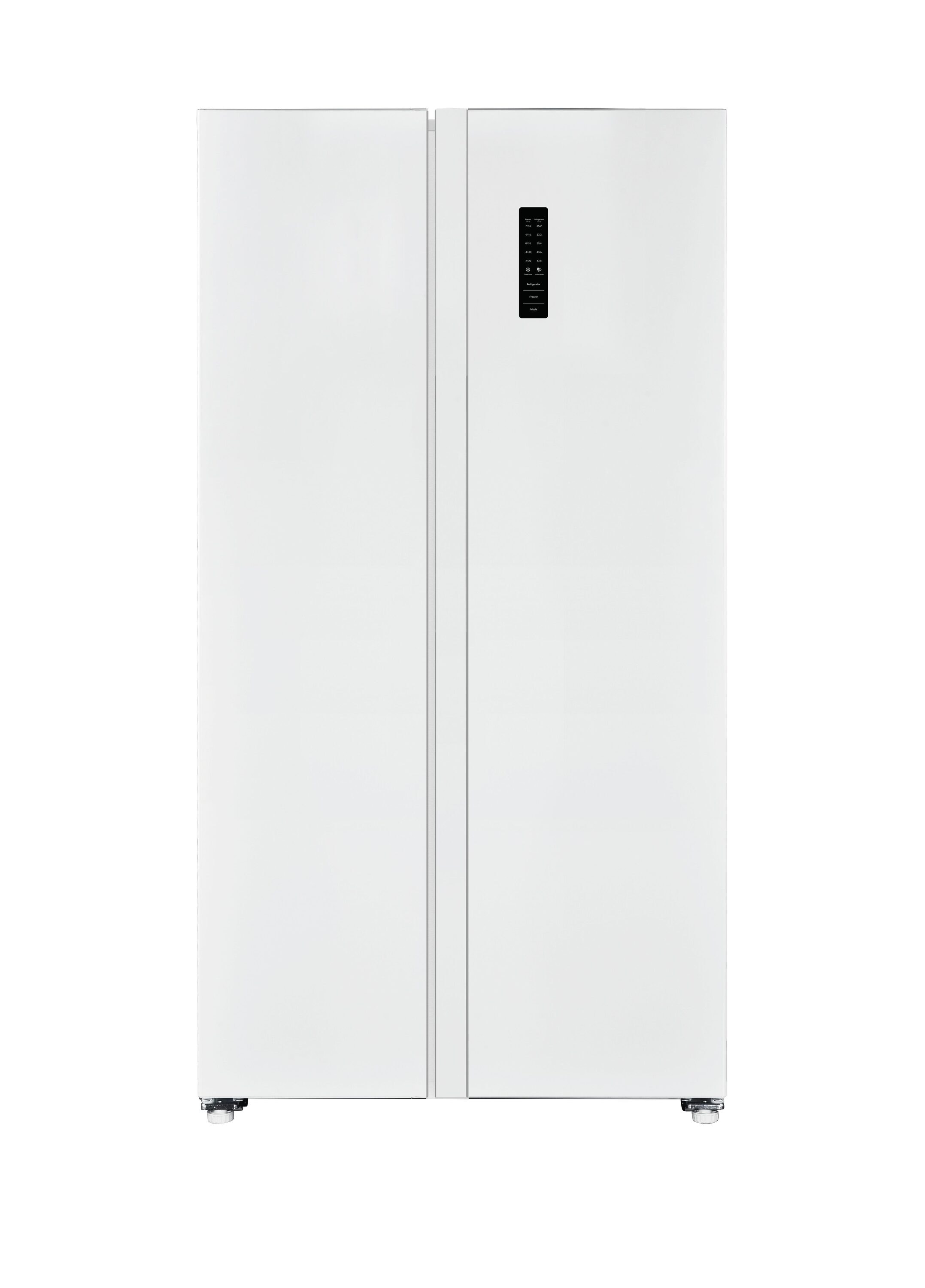 Impecca 18.8-cu ft Counter-Depth Side-by-Side Refrigerator Built-In ( White )